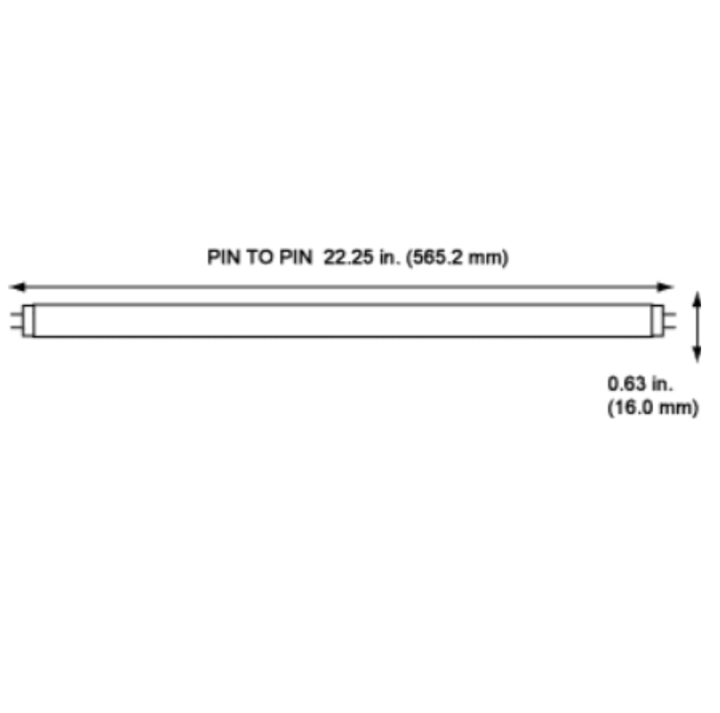 24 Inch 24W 3500K T5 Fluorescent Bulb Pack of 40 Q190