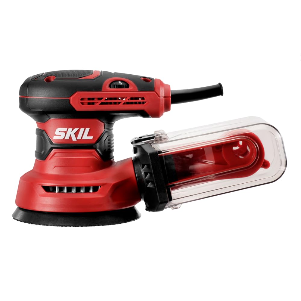 5” Random Orbital Sander with Cyclonic Dust Box & 3pc Sanding Sheet X57228