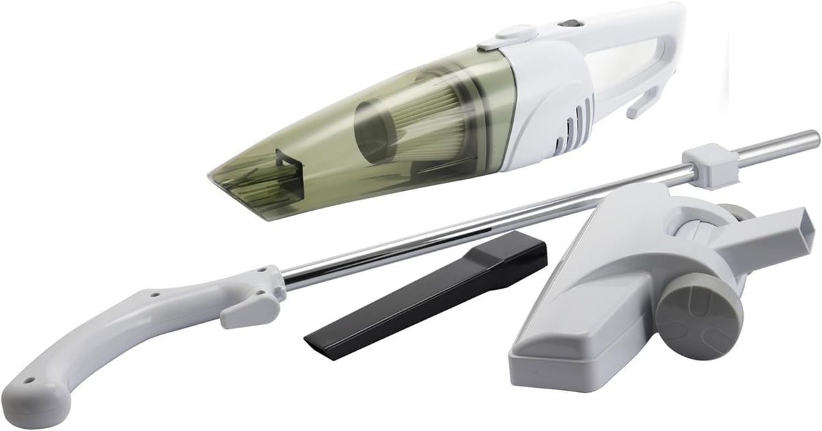 2-in-1 Upright and Handheld Bagless Stick Vacuum with Crevice Tool and Upholstery Brush I31892