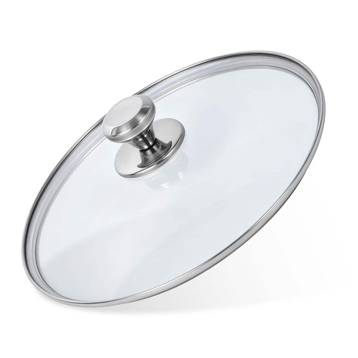 10.25 Inch Tempered Glass Lid with Stainless Steel Knob D67785