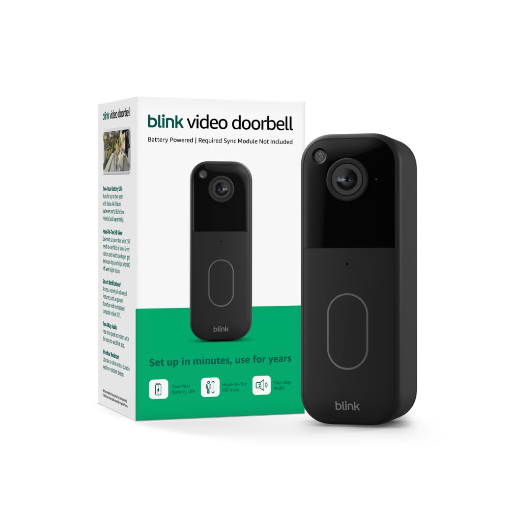 Black Video Doorbell G4564