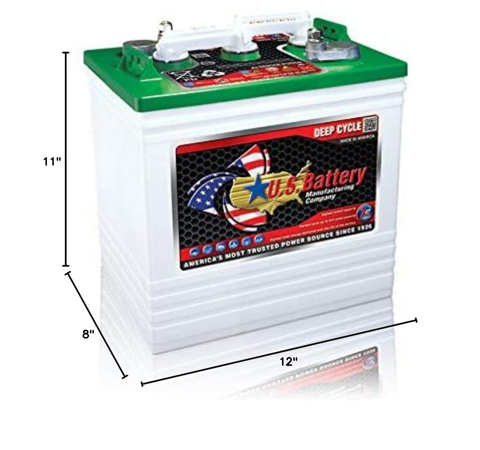 6-Volt Deep Cycle Marine Battery Set of 4 P5082