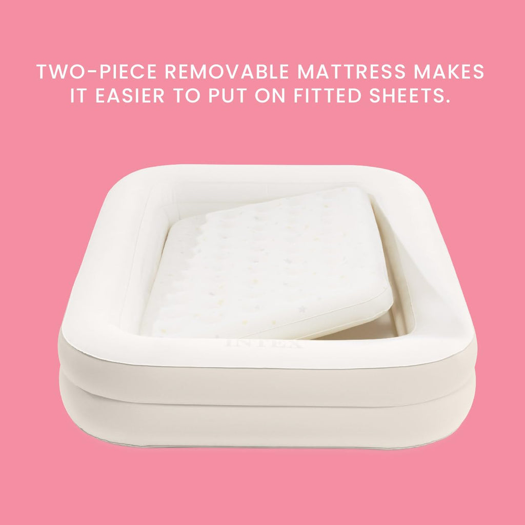 Inflatable Travel Bed Set with Hand Pump and Carry Bag R541682