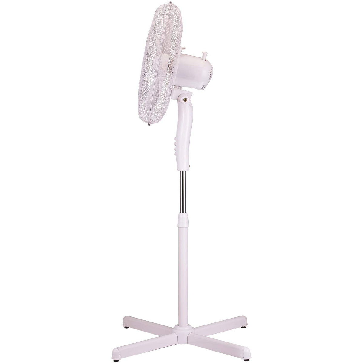 White 16-inch 3-Speed Oscillating Stand Fan N208