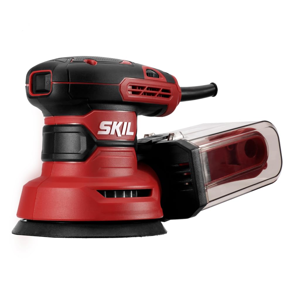 5” Random Orbital Sander with Cyclonic Dust Box & 3pc Sanding Sheet X57228