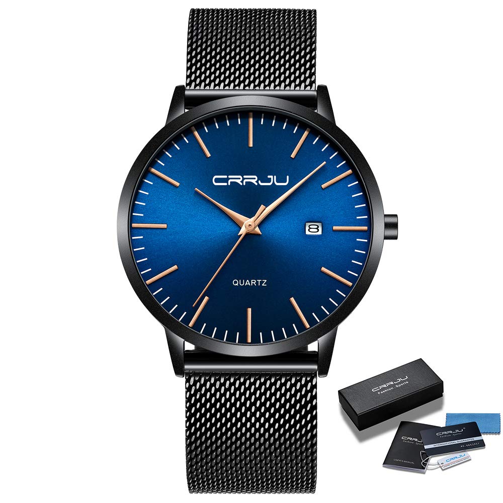 Minimalist Auto Date Quartz Waterproof Watch S148661