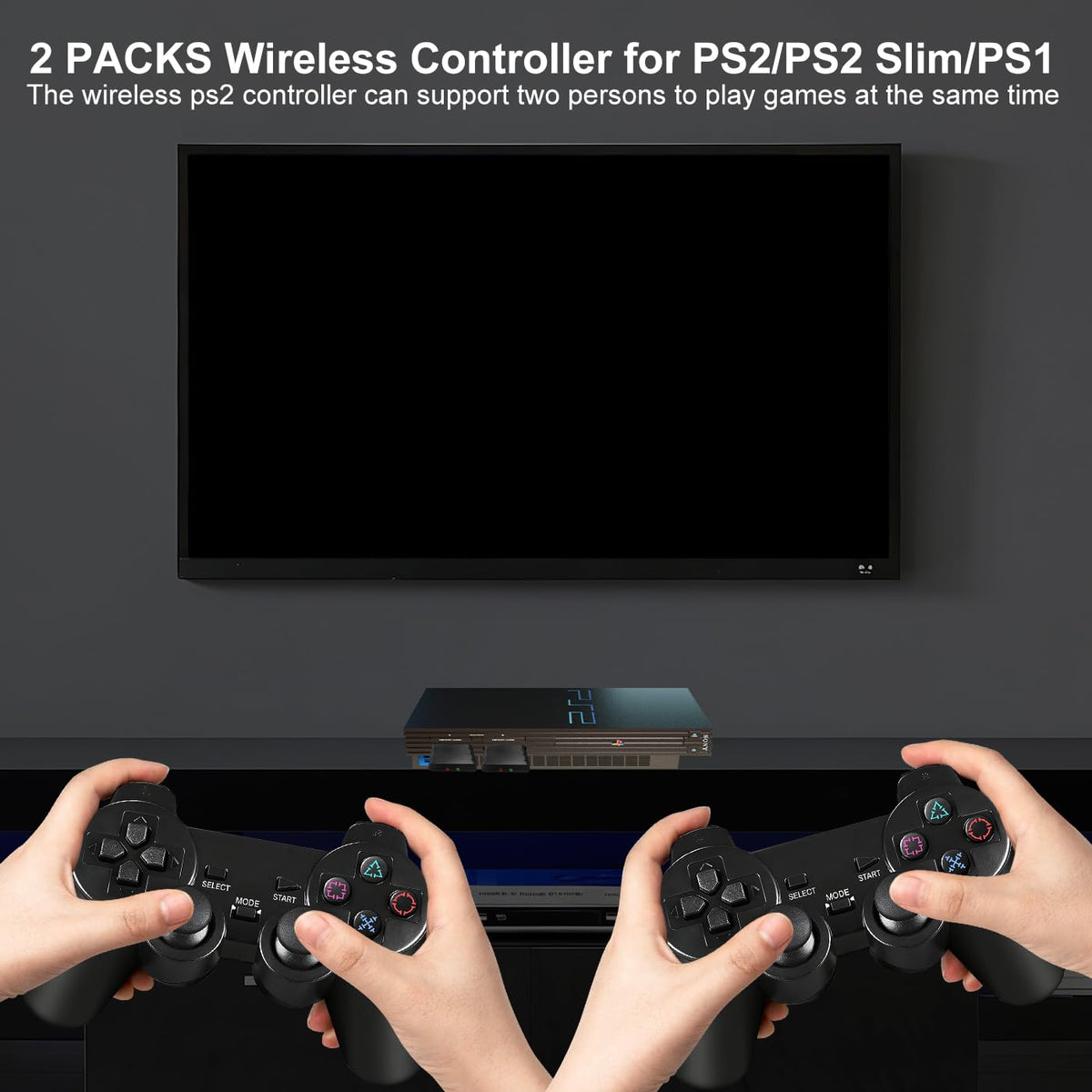 2 Pack 2.4GHz Wireless Controller T54373