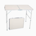 Folding Picnic Table 3FT Portable Camping Table White I8001