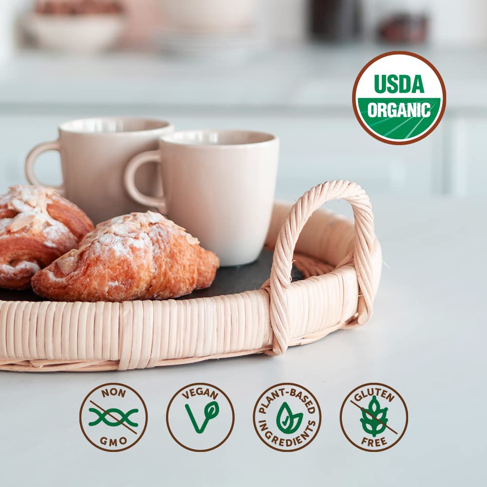 Organic Dark Roast Coffee K Cups with Superfoods and Probiotics, 10ct Single Serve Cups B304