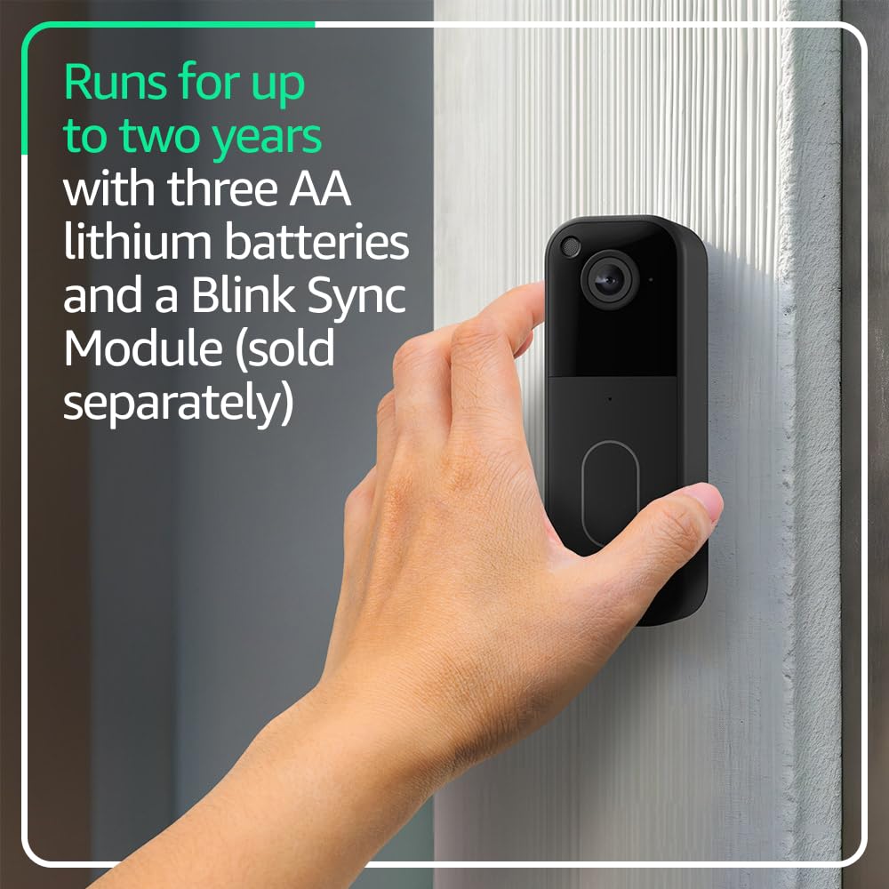Black Video Doorbell B355