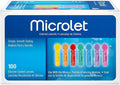 Colored Lancets 100 Each Pack of 2 with Lancing Device T570