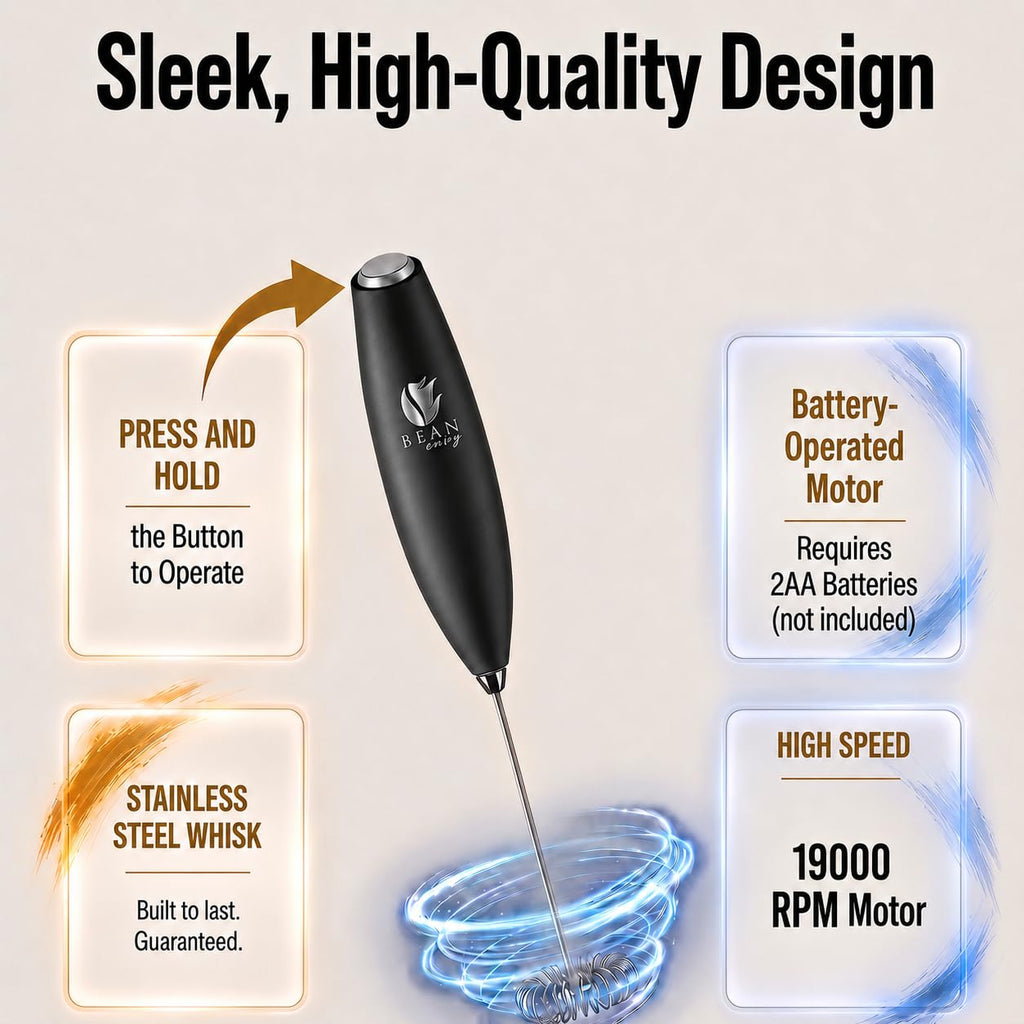 Black Handheld Milk Frother R31332
