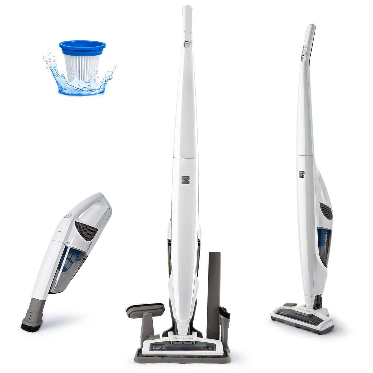 Cordless Stick Vacuum Lightweight Cleaner 2-Speed Suction T98528
