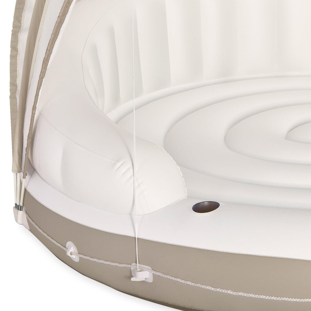 Inflatable Pool Float with Detachable Sunshade C665728