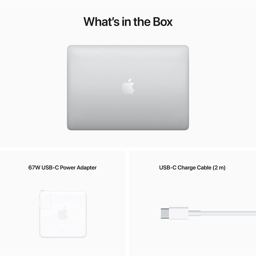 13-inch M2 Chip 8GB RAM 512GB SSD Silver Laptop A240