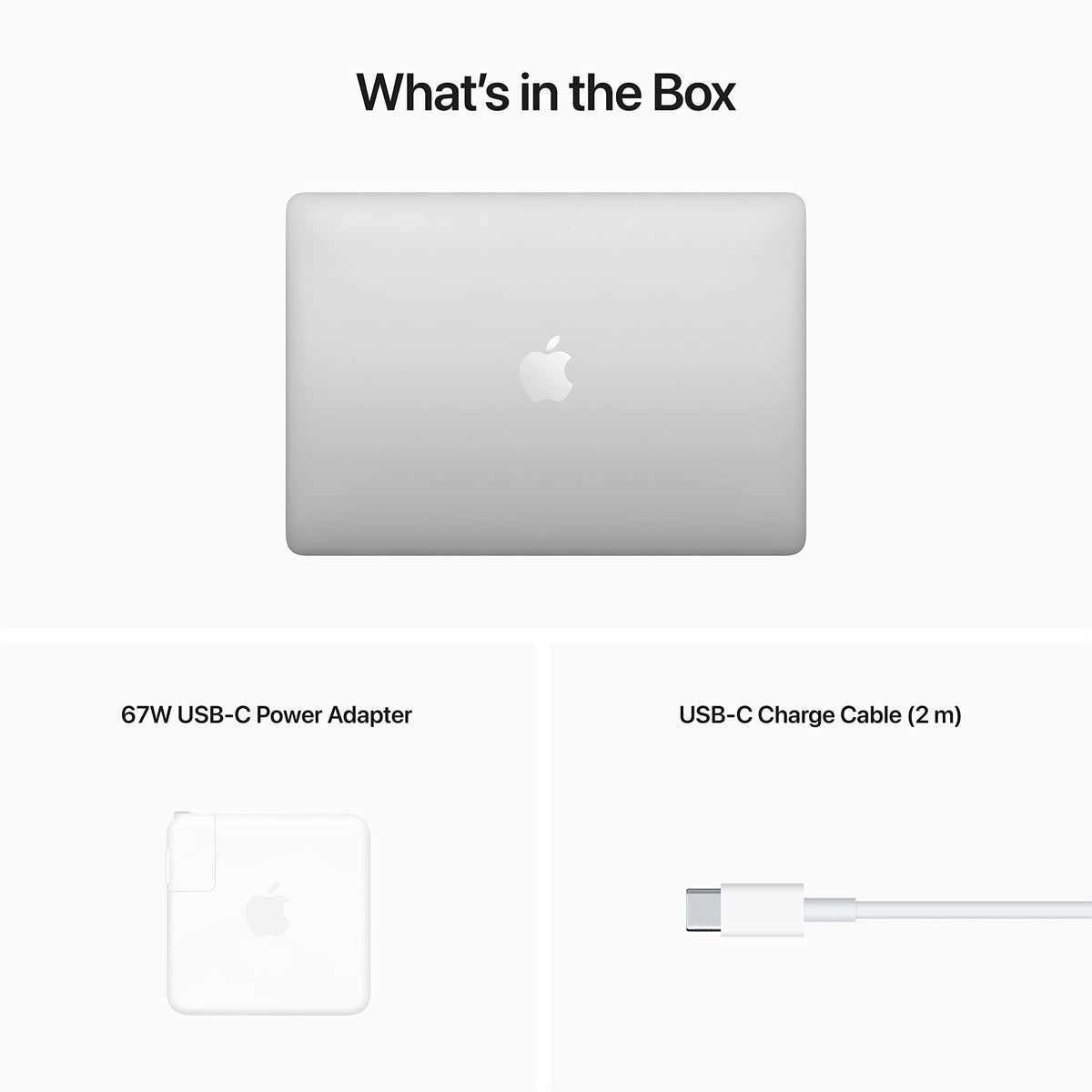 13-inch M2 Chip 8GB RAM 512GB SSD Silver Laptop A240