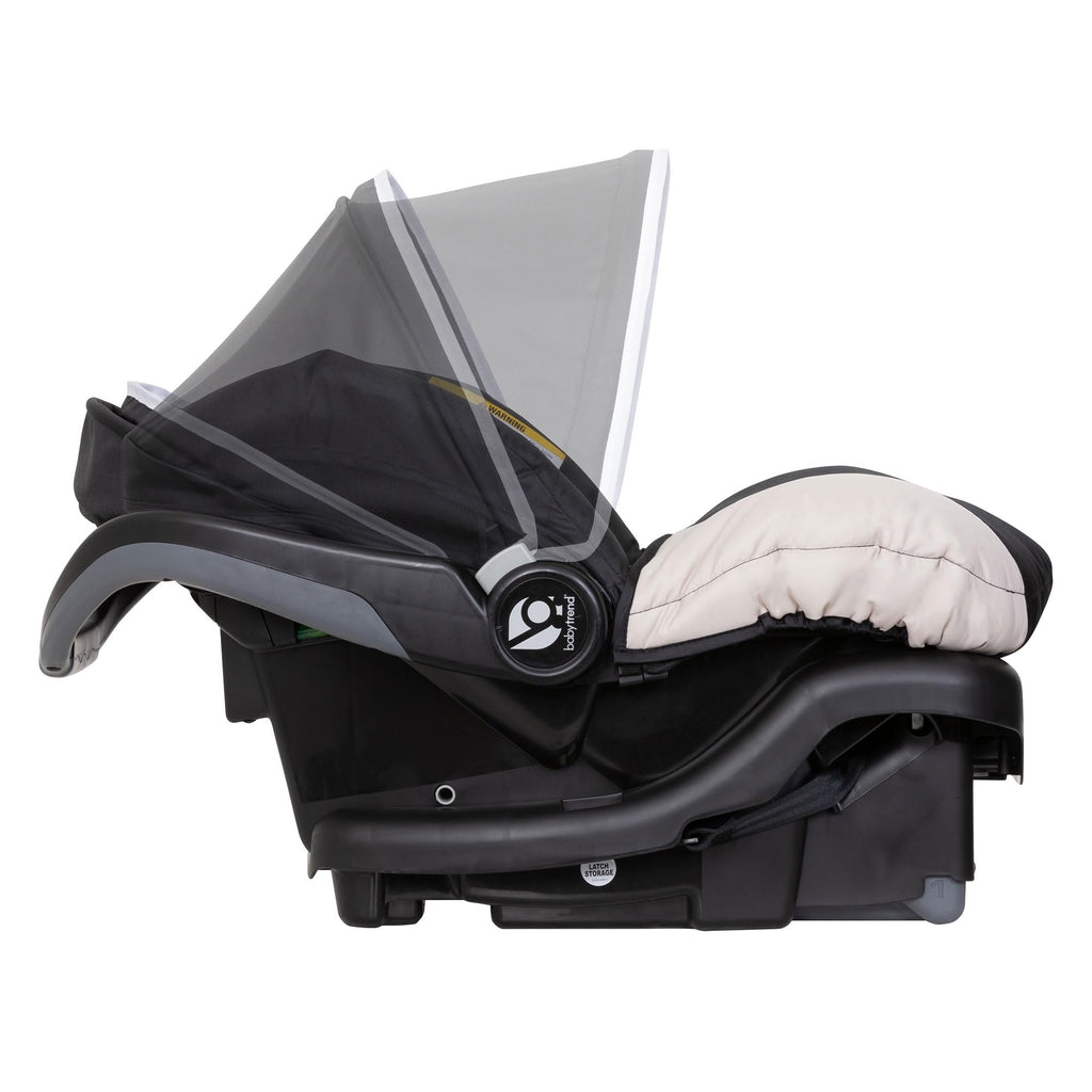 Khaki Infant Car Seat with Cover and Harness L4301