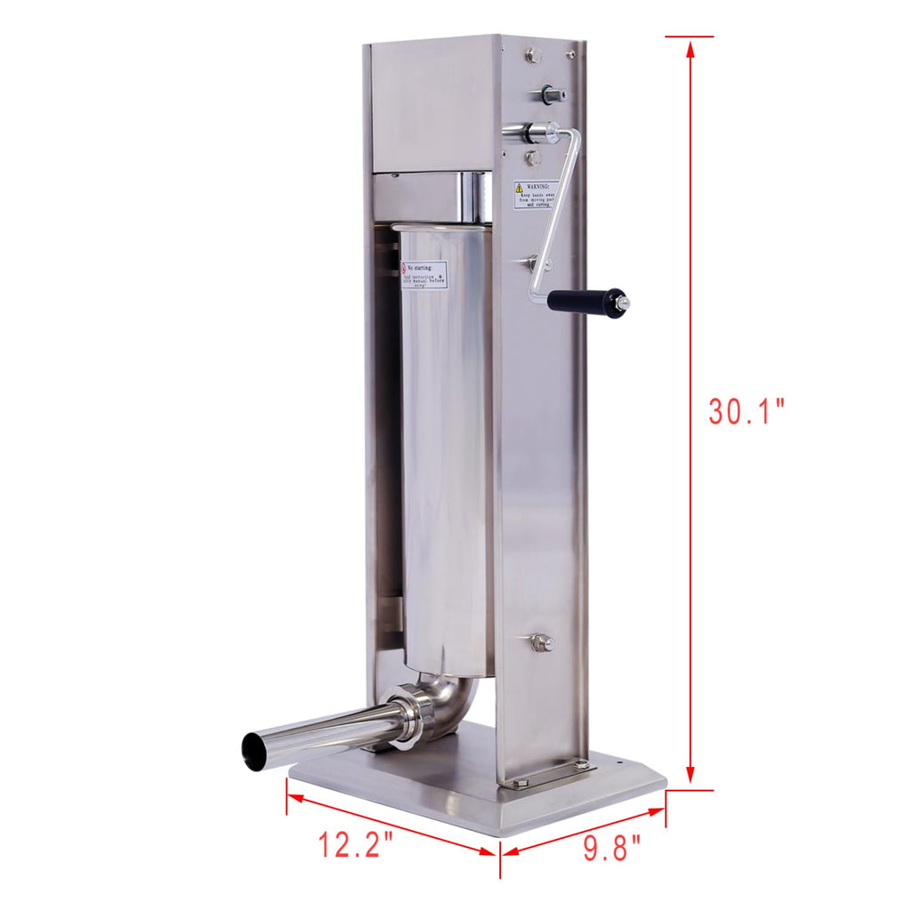Stainless Steel Vertical Sausage Stuffer 15LB C716