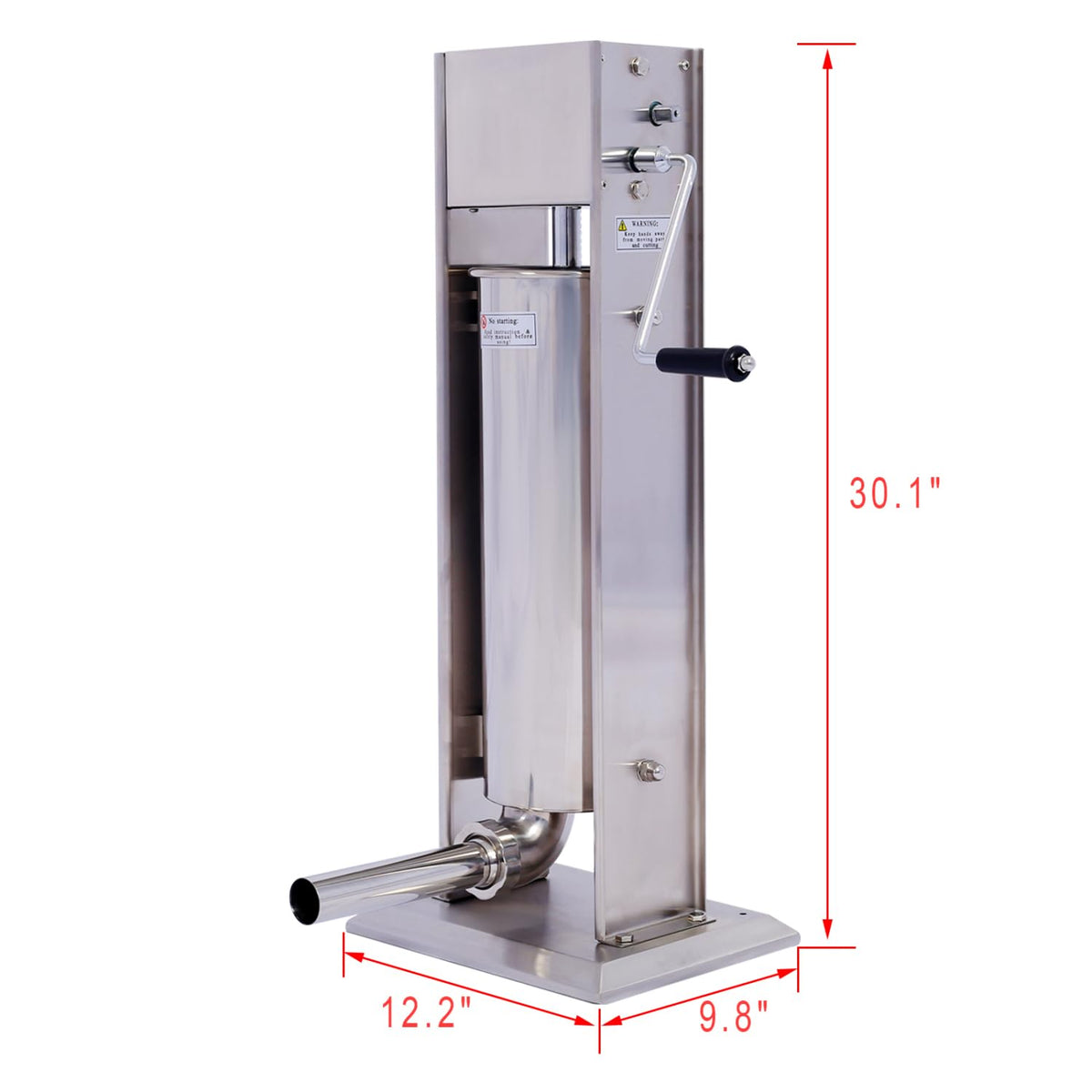 Stainless Steel Vertical Sausage Stuffer 15LB C716