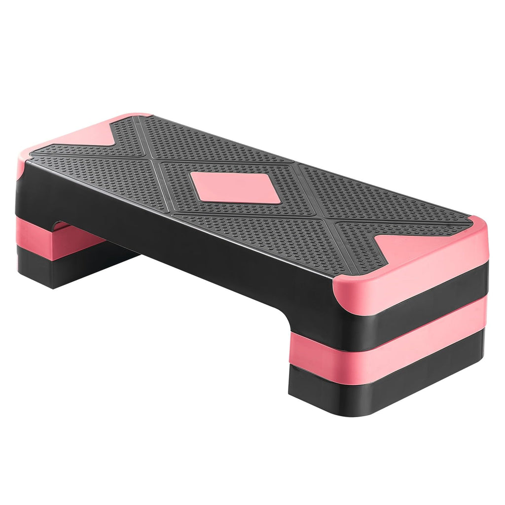 Adjustable Non Slip Aerobic Step Platform with 4 Risers Y848