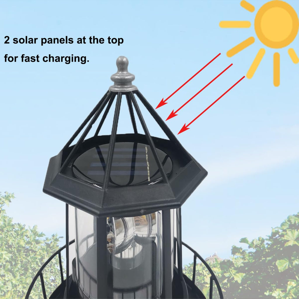Solar Powered Lighthouse P5703