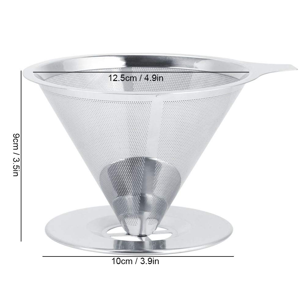 Pour Over Stainless Steel Coffee Dripper F3179