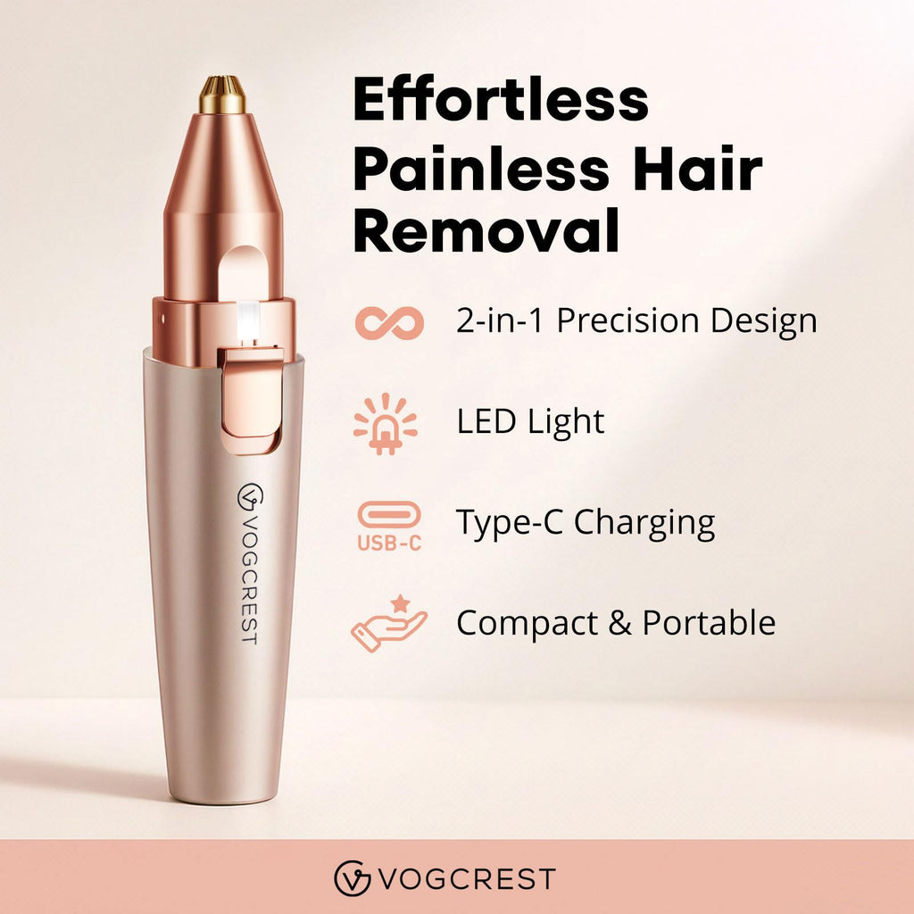 Electric Epilator and Oil Hair Removal Bundle N462