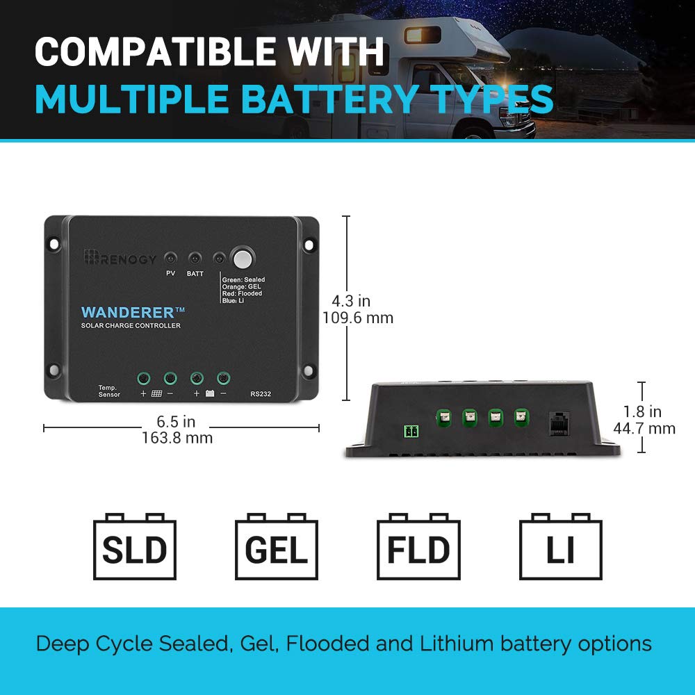 30A PWM Solar Charge Controller 12V U7508