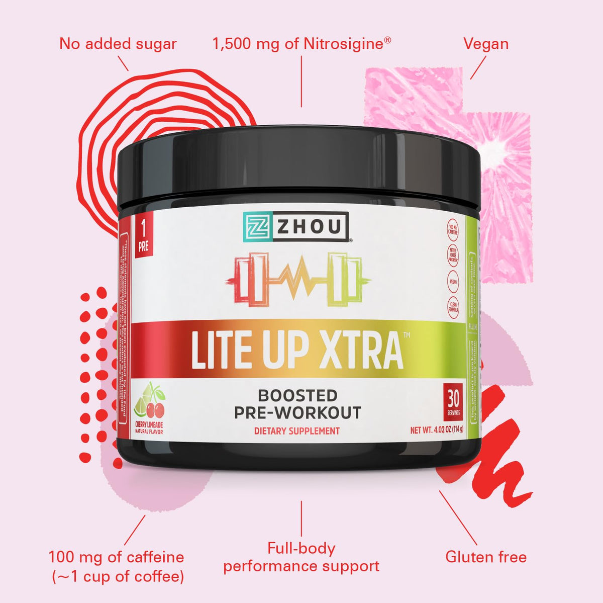 Cherry Limeade 16 oz Amino Acid Support J934