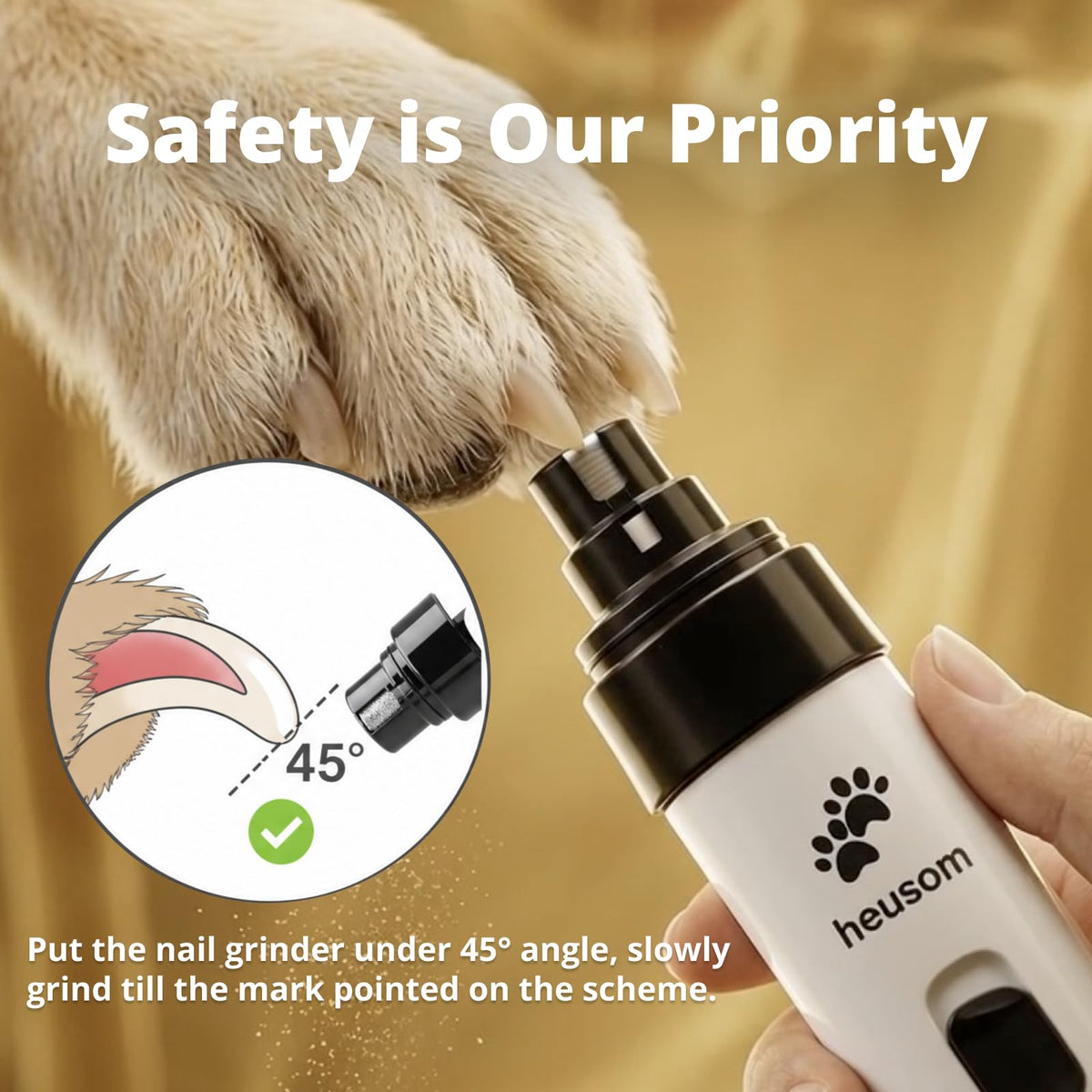 Whisper Quiet Pet Nail Grinder R19338