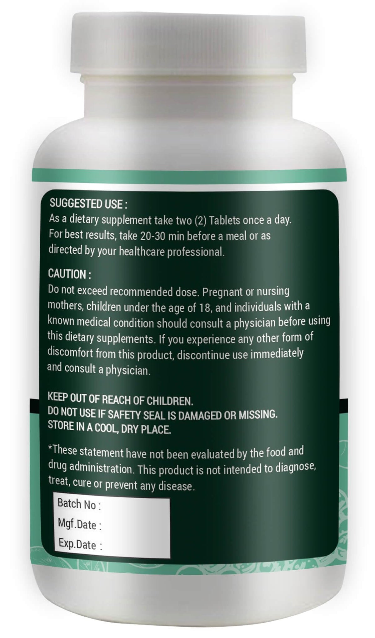 Moringa Tablets with Turmeric and Ginger, 300 Pills, 1000 Mg Z536037