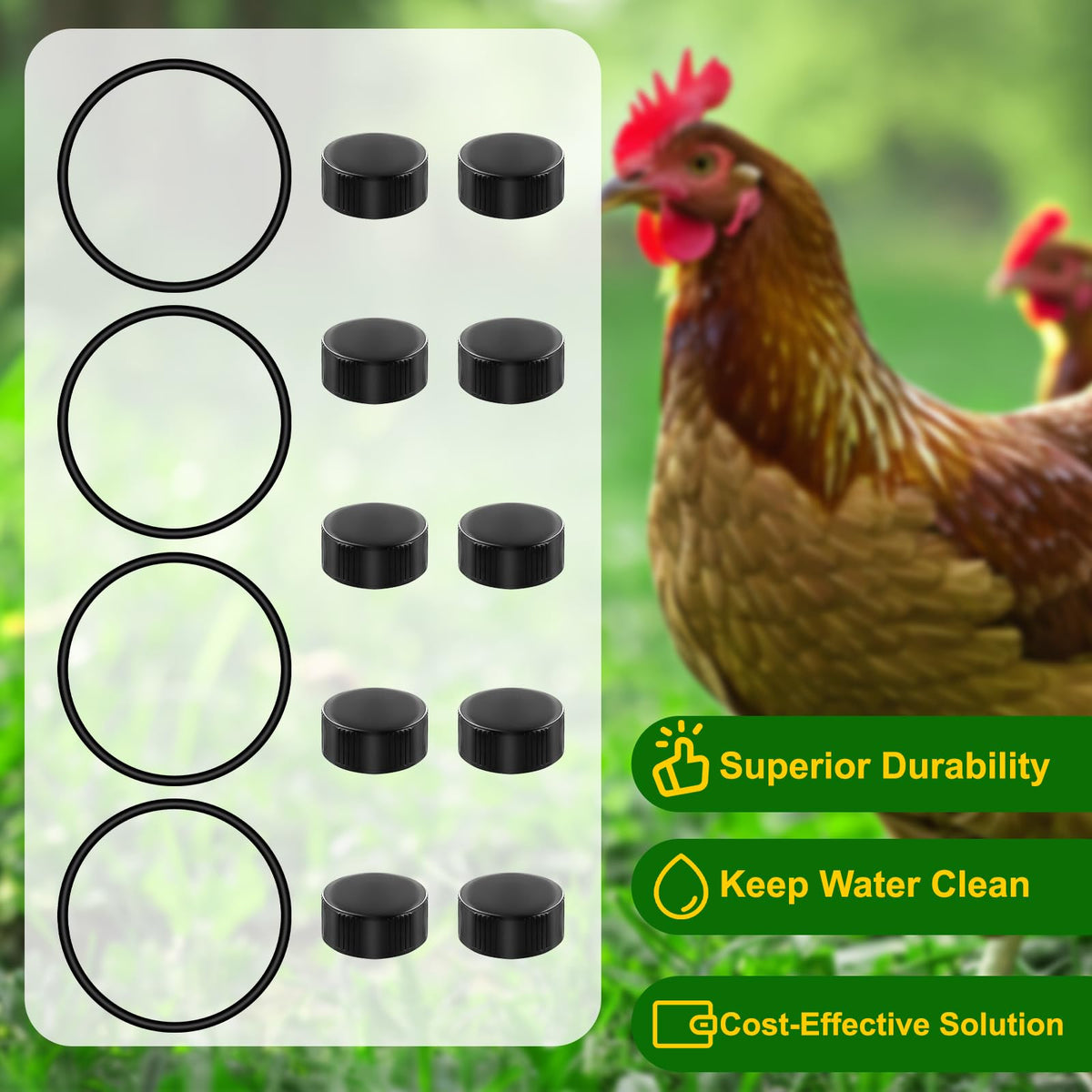 Poultry Waterer Replacement Parts Kit M673912