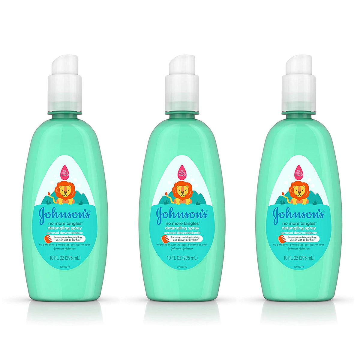 Hypoallergenic Paraben-Free Detangling Spray 10 fl. oz Pack of 3 B4291