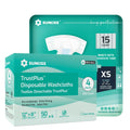 Adult Diapers XSmall 15 Count & Wet Wipes 8" x 12" 200 Count Bundle A283