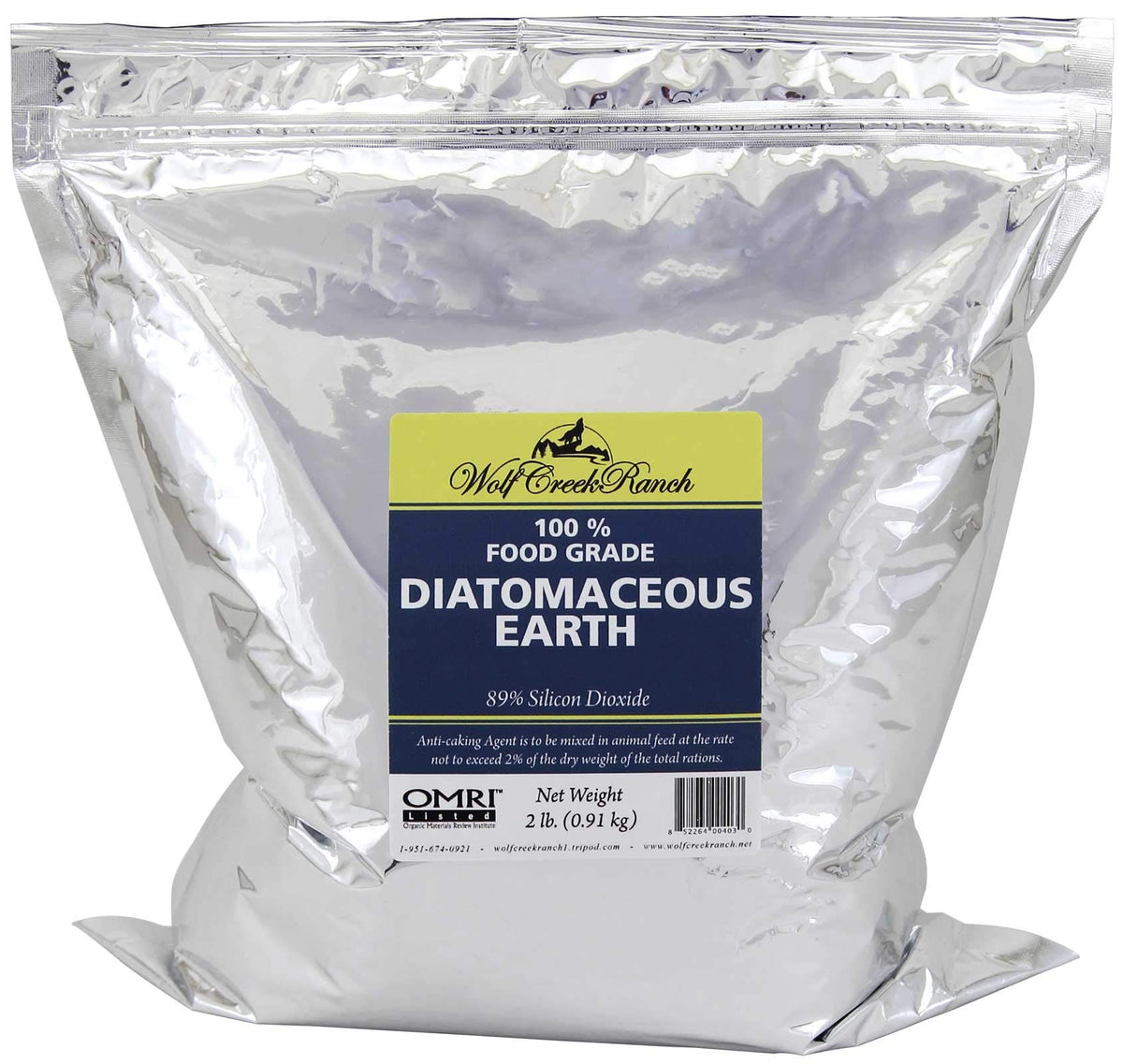 Food Grade Diatomaceous Earth 2lb Bag Q594
