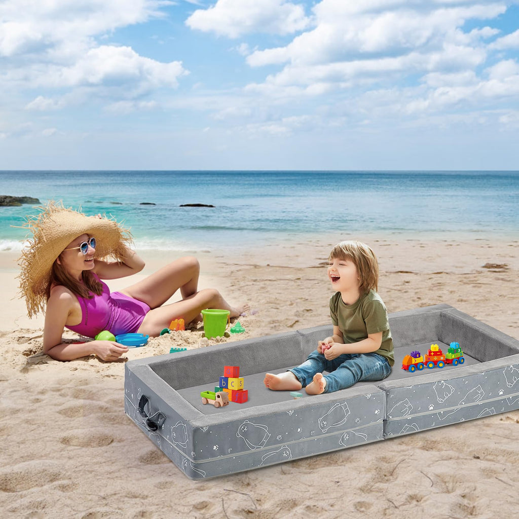 Portable Foldable Soft Foam Toddler Travel Bed V213462