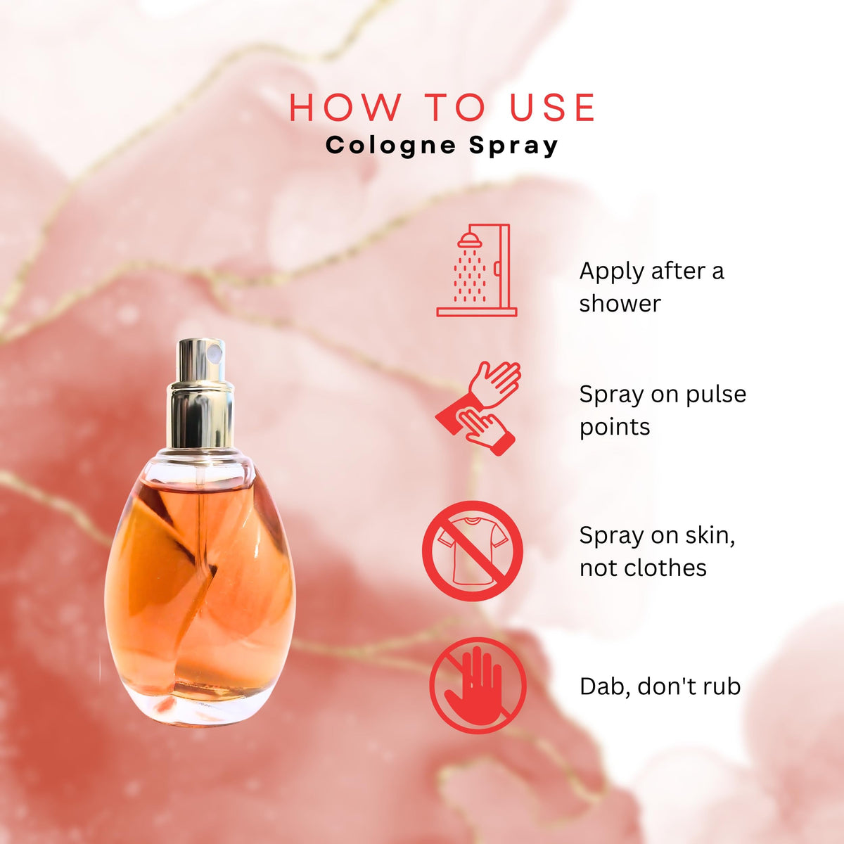 Perfume for Women Eau de Cologne Spray 1.7 Ounce K403