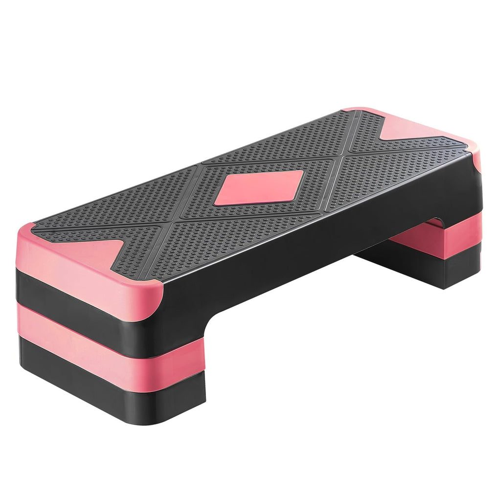 Adjustable Non Slip Aerobic Step Platform with 4 Risers Y848