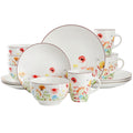16 Piece Porcelain Dinnerware Set M998