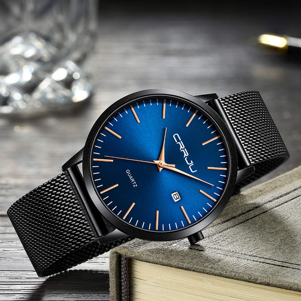 Minimalist Auto Date Quartz Waterproof Watch S148661