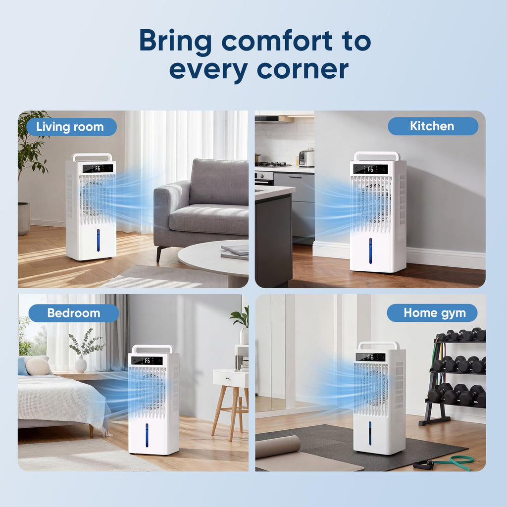 Portable 4-IN-1 Evaporative Air Cooler 3-Gal H929765