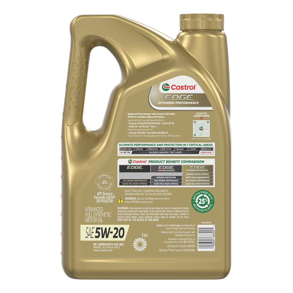 5W-20 Full Synthetic Motor Oil 5 Qt W61024