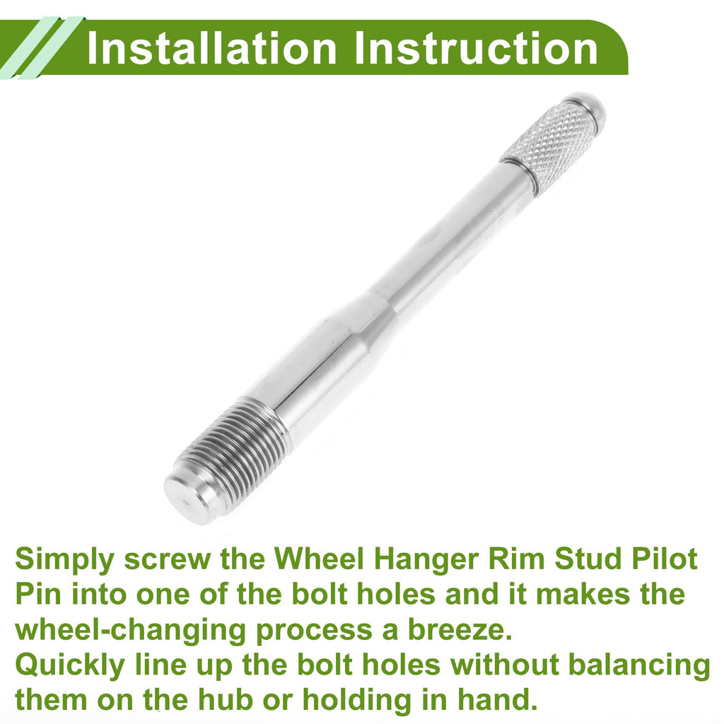 M14x1.25 120mm Stainless Steel Wheel Alignment Pin F591337