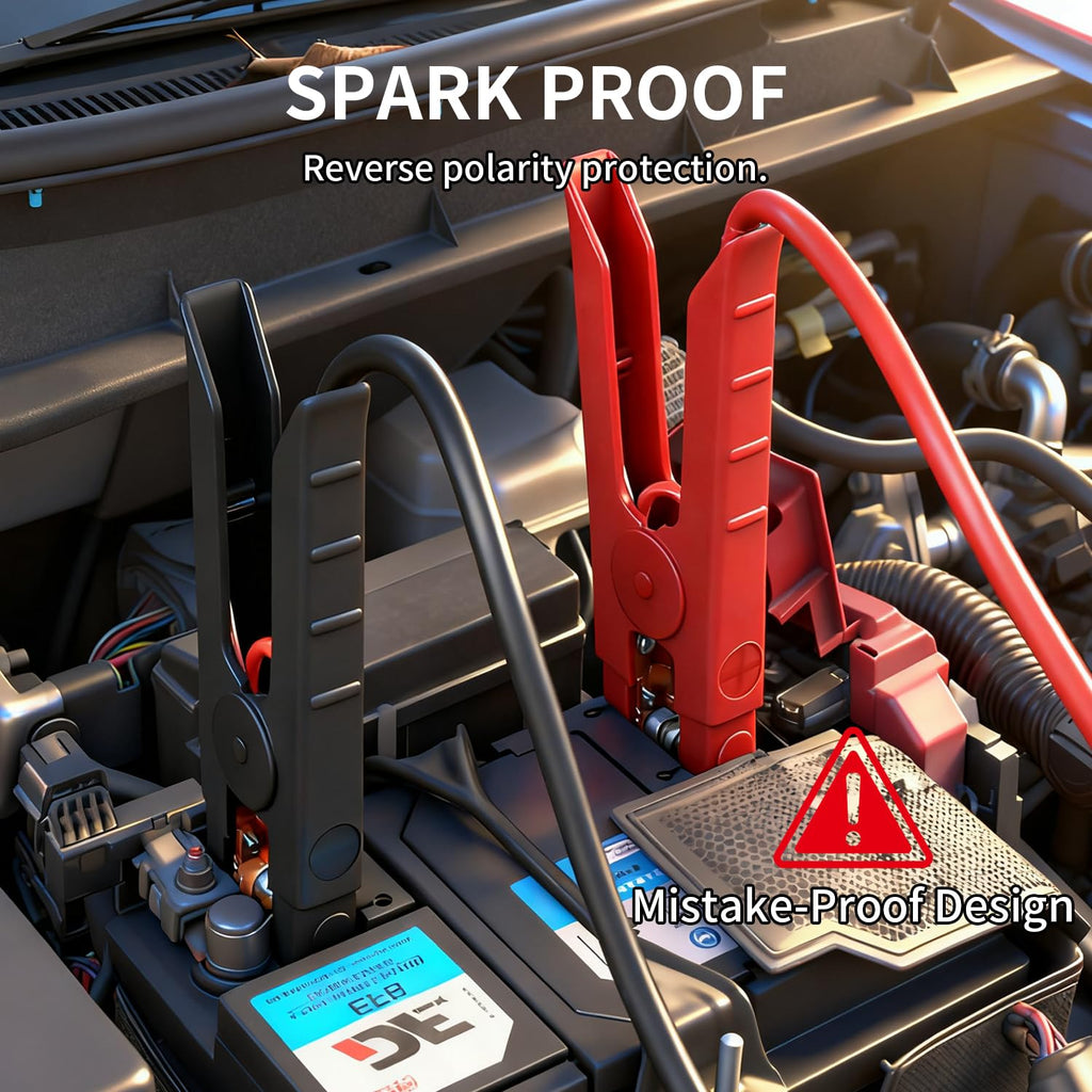 2000 Peak Amp 12V Car Battery Jump Starter P5895