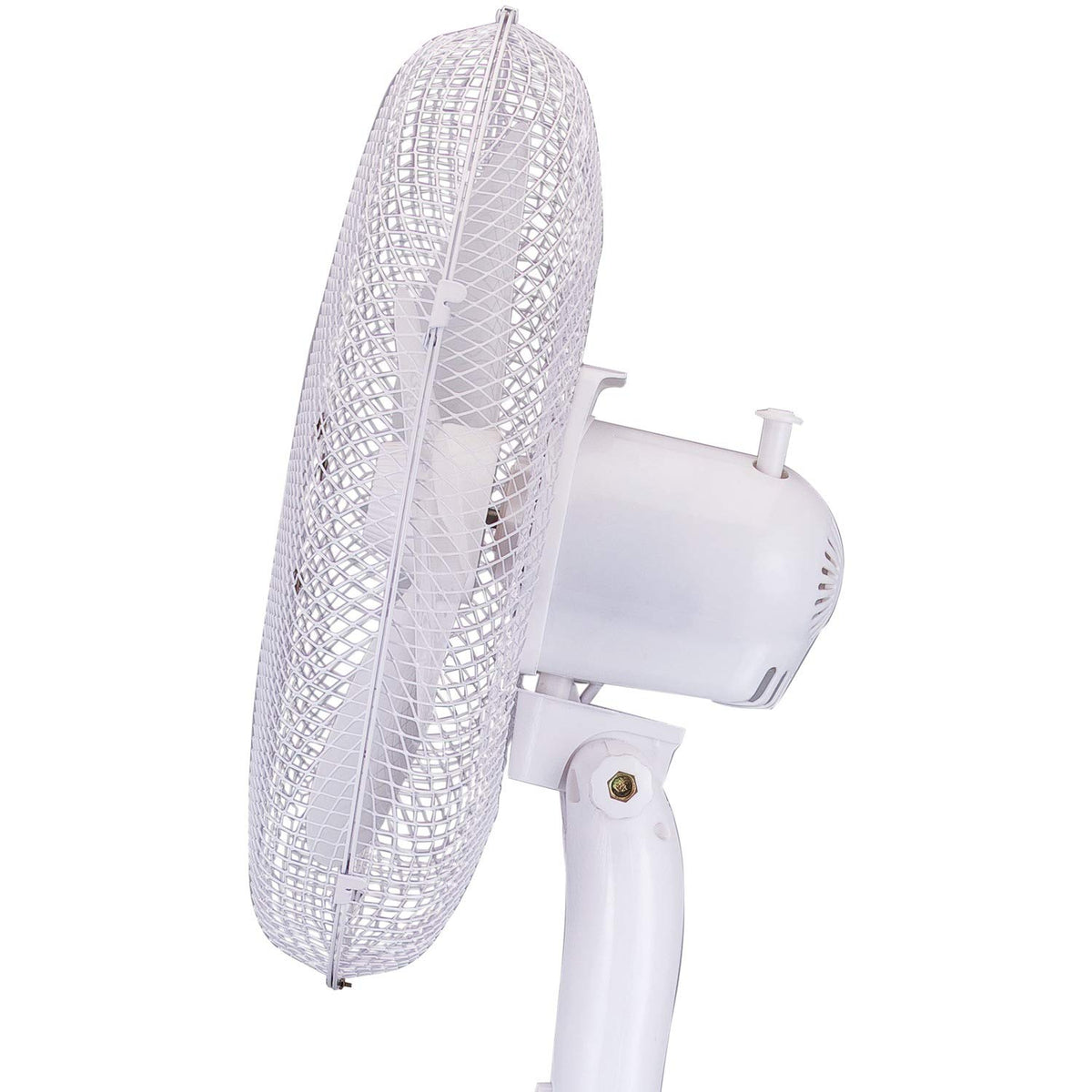White 16-inch 3-Speed Oscillating Stand Fan N208