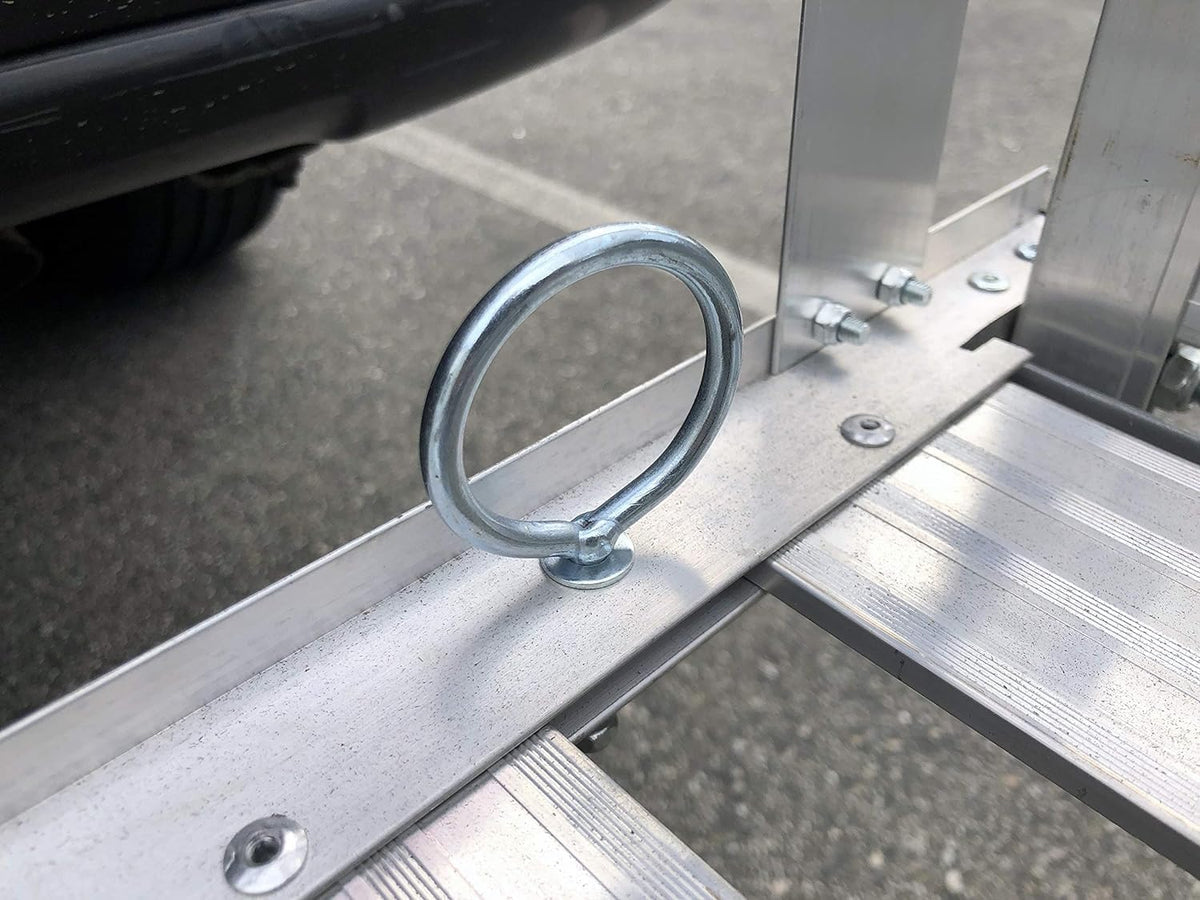 Aluminum Hitch Mount Wheelchair Carrier with 47" Ramp J61730