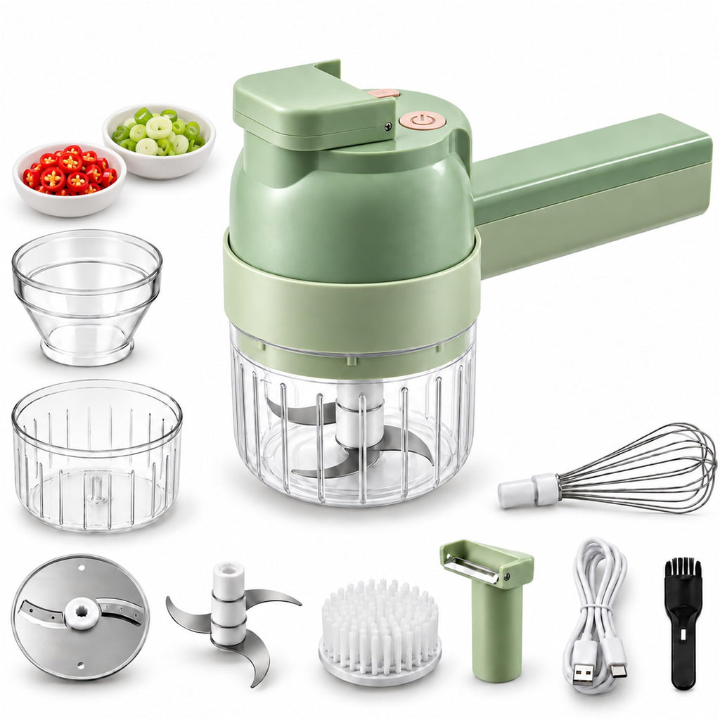 4-in-1 Handheld Electric Vegetable Cutter X3295