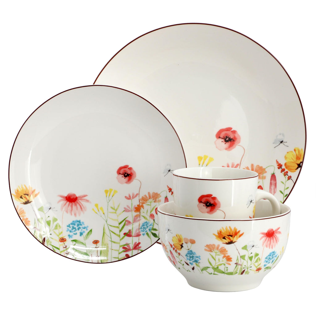 16 Piece Porcelain Dinnerware Set M998
