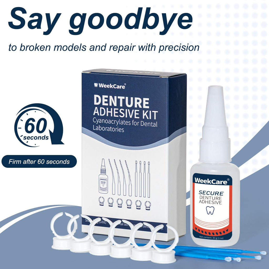 Denture Repair Glue 1oz Fast-Setting Adhesive L335813