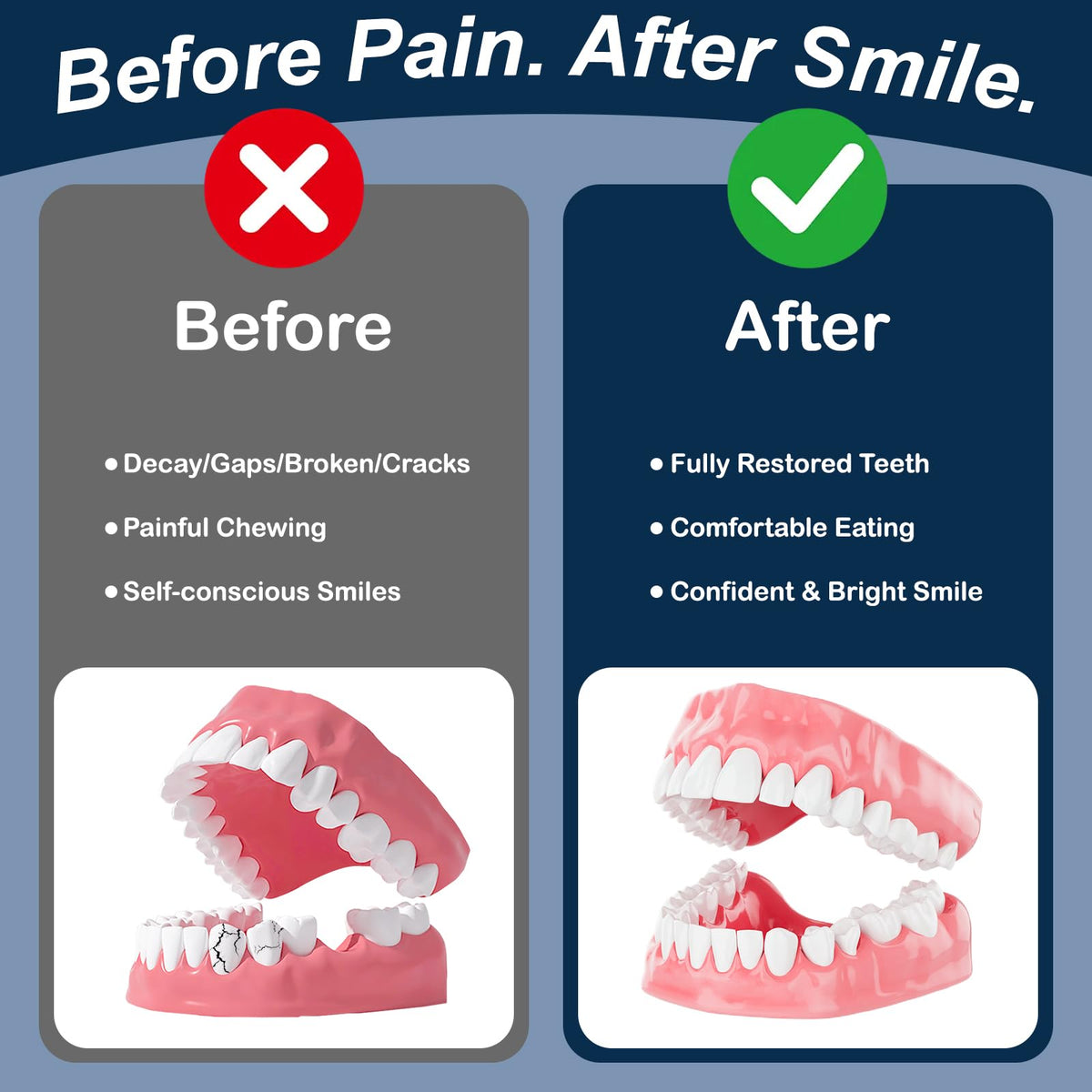Denture Repair Glue 1oz Fast-Setting Adhesive L335813